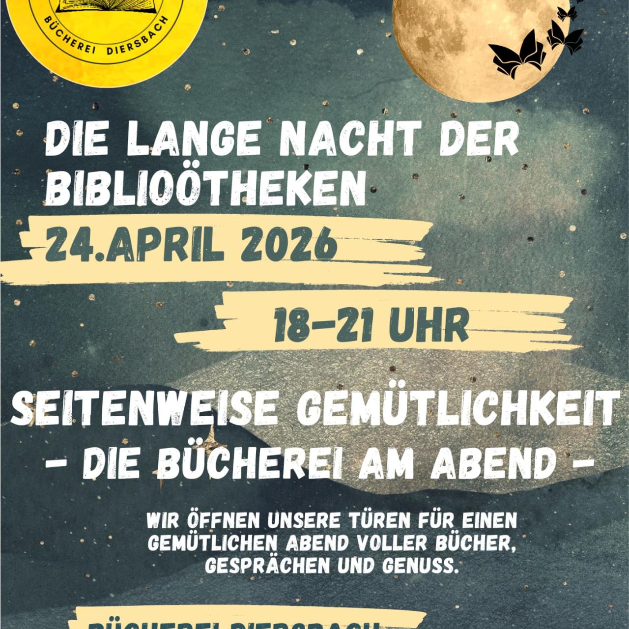 Flyer zur Langen Nacht der Bibliotheken 2016